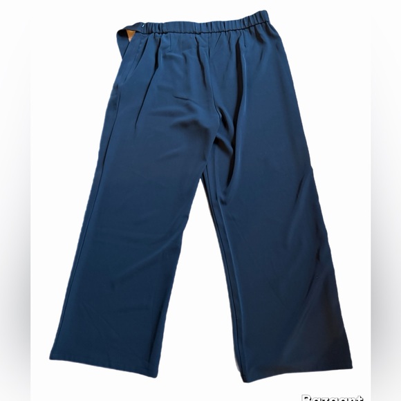 Halara Flex™ High Waisted Tie Side Wide Leg Work Pants Black Size XL - Picture 3 of 5